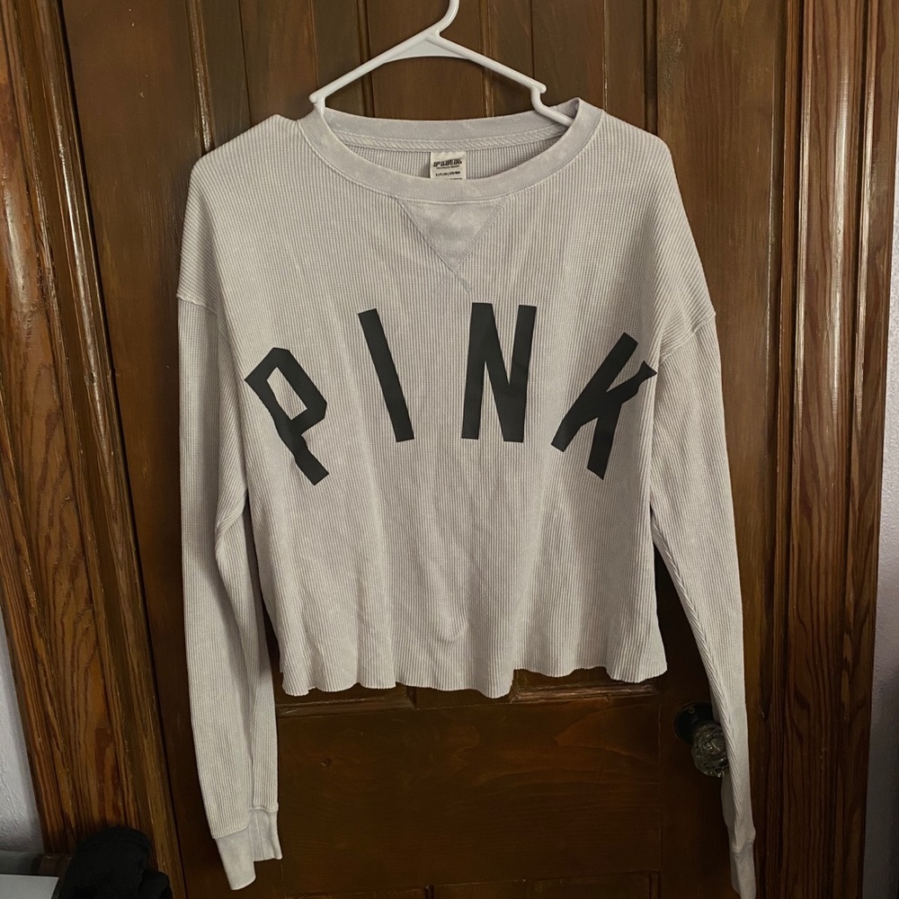 PINK cropped long sleeve